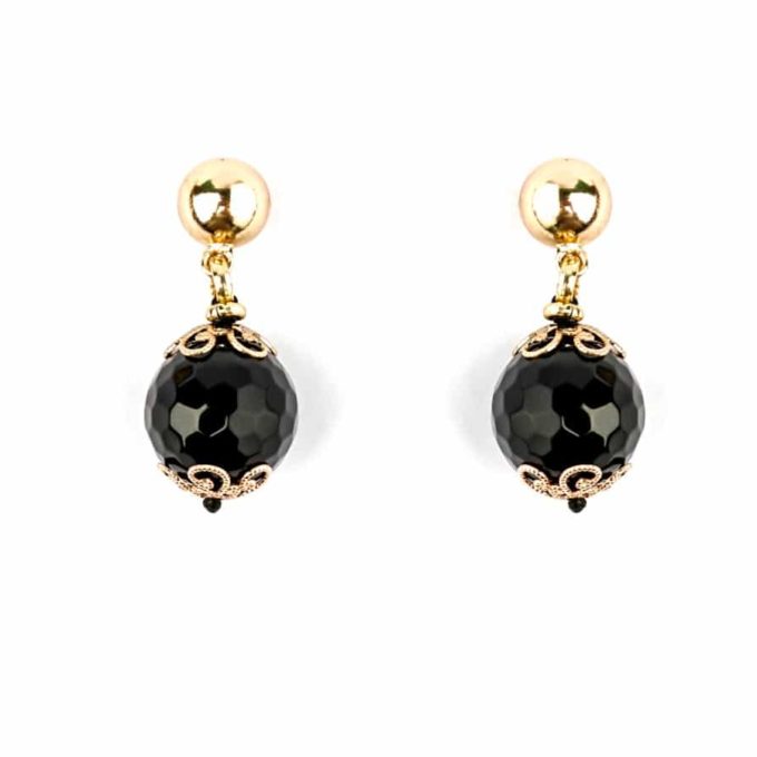 Boucles d'oreilles Tillia pour femme Noir Chic